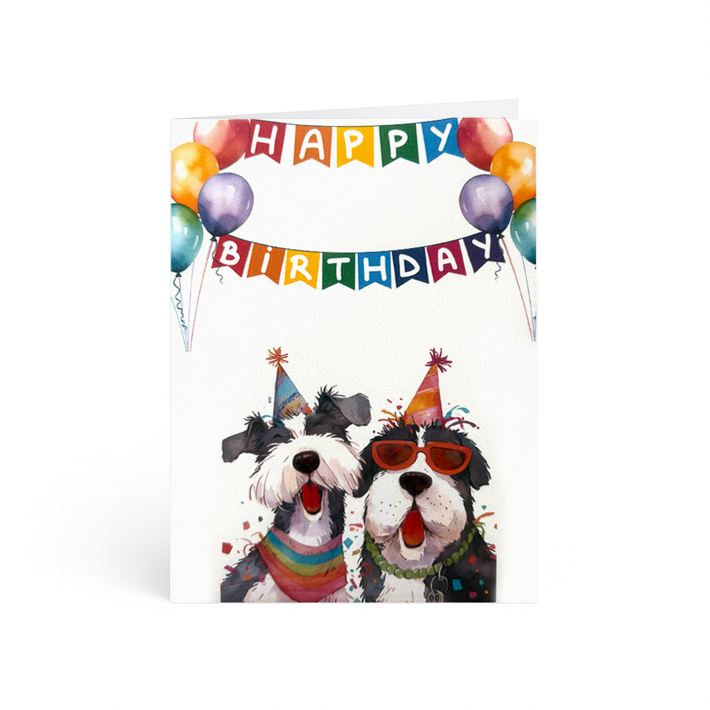 Party Pups Birthday Card