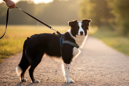 ComfortFlex Sport Harness on an Aussie ready to run
