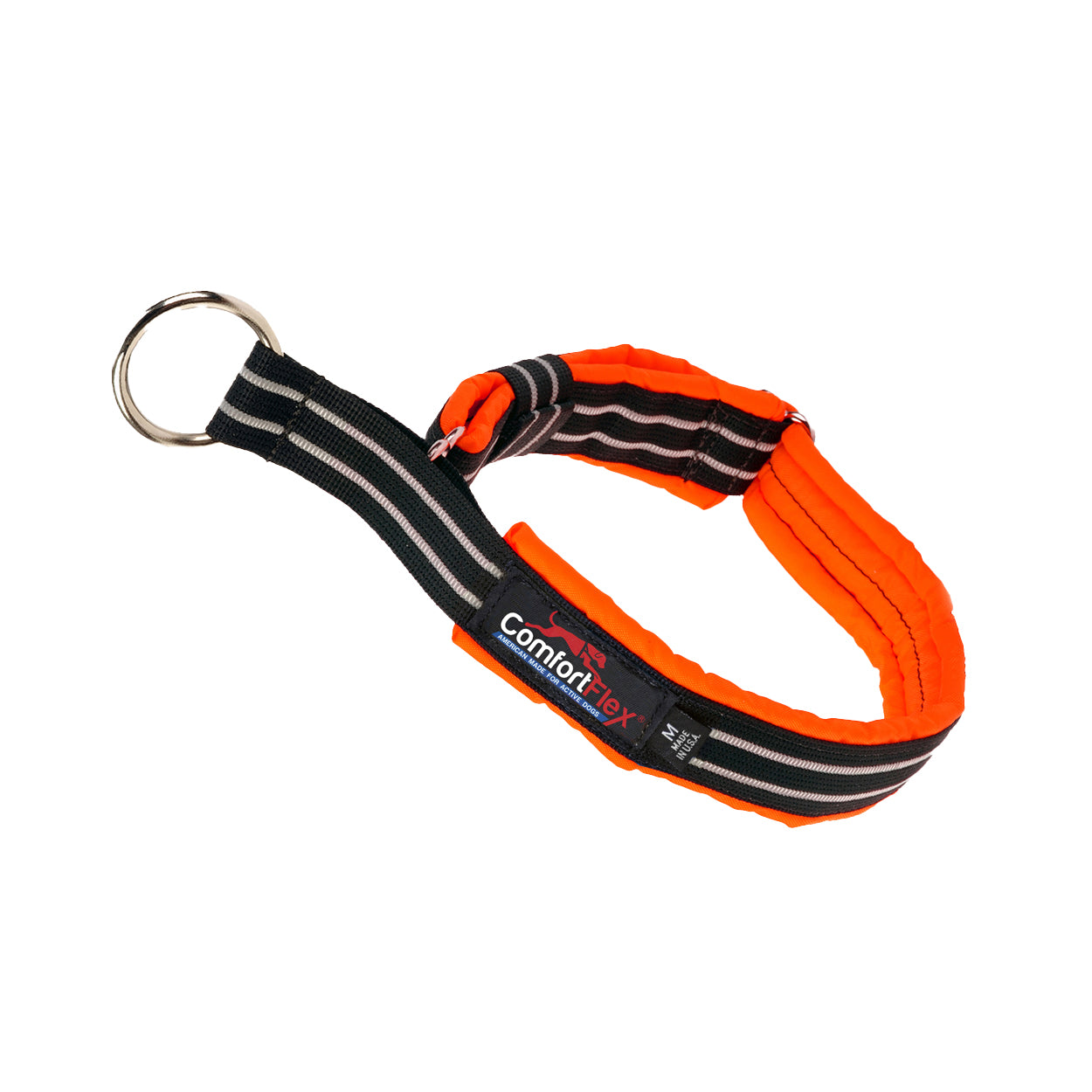 orange ComfortFlex Limited Slip Collar, martingale