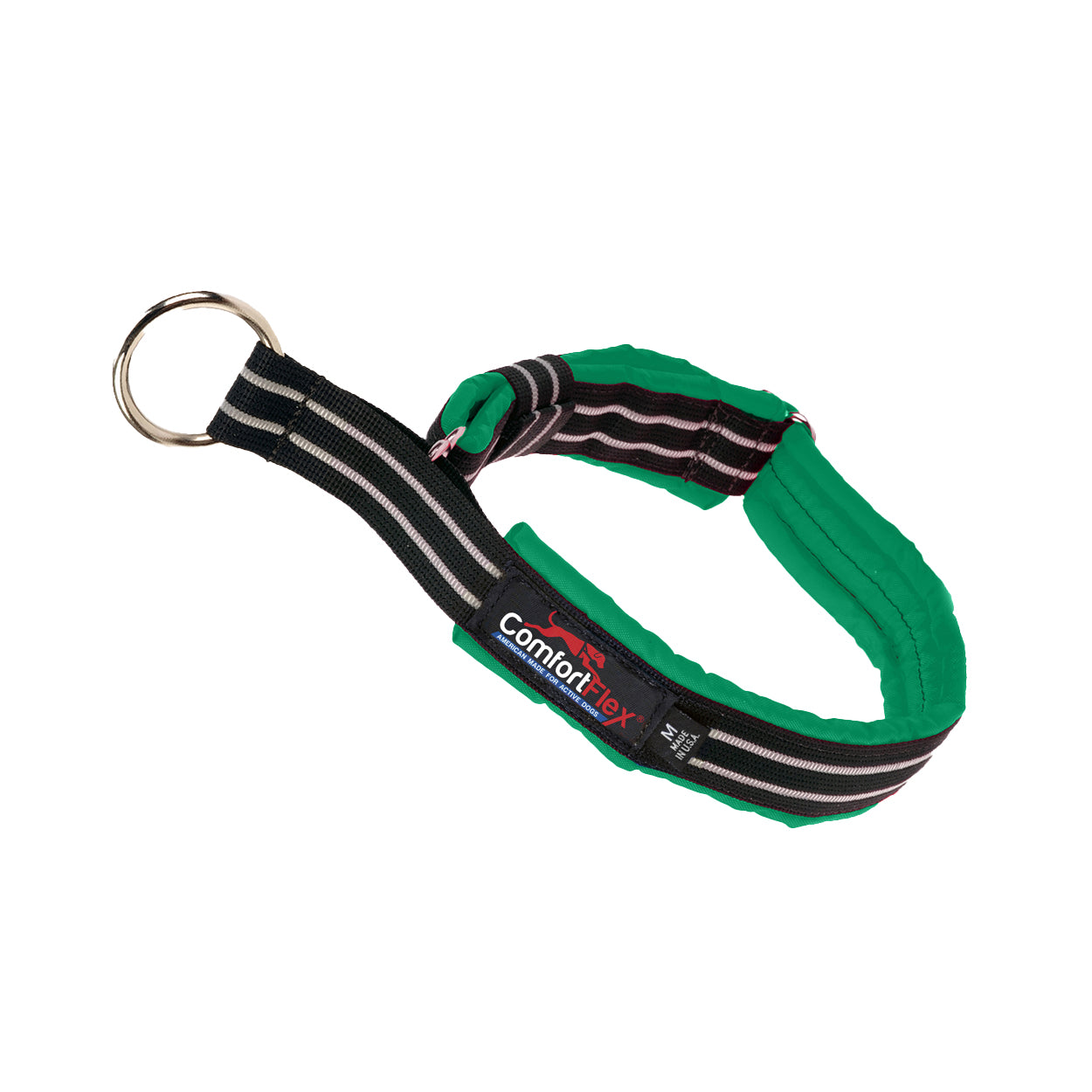 kelly green forest green dog slip collar