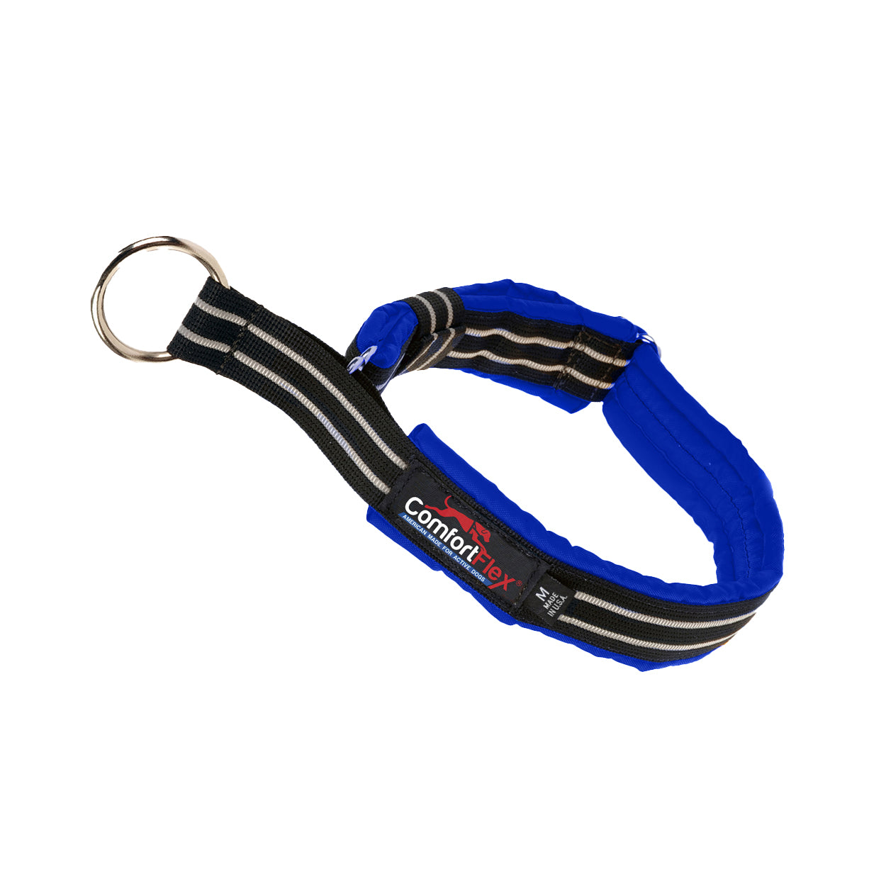 mariner navy bluee padded dog collar