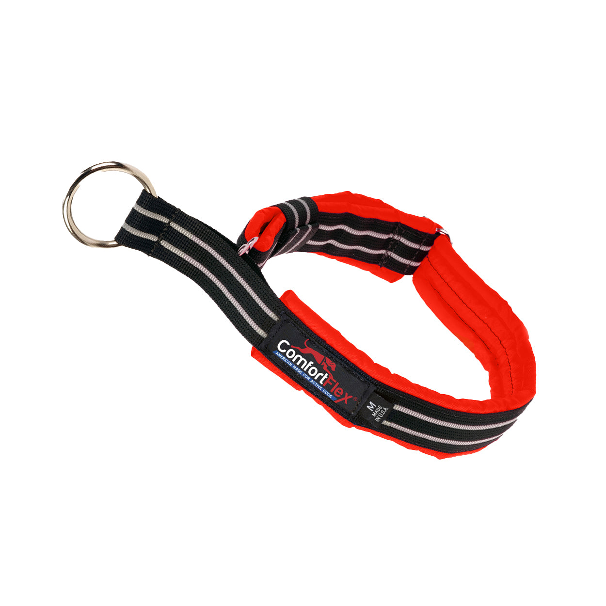 red wide martingale collar 1.5 " inches