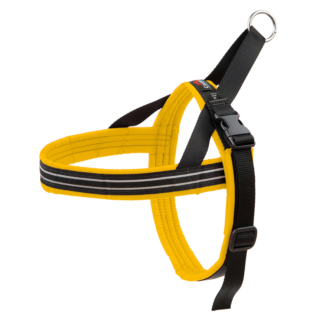 yellow dog harness no choke padded girth strap for sensitive areas