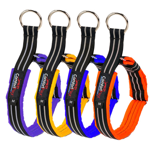assortment of ComfortFlex Limited Slip Collars in vibrant colors